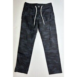 Vuori Pants Womens Medium Gray Ripstop Elastic Camo Outdoor Hiking Drawstring